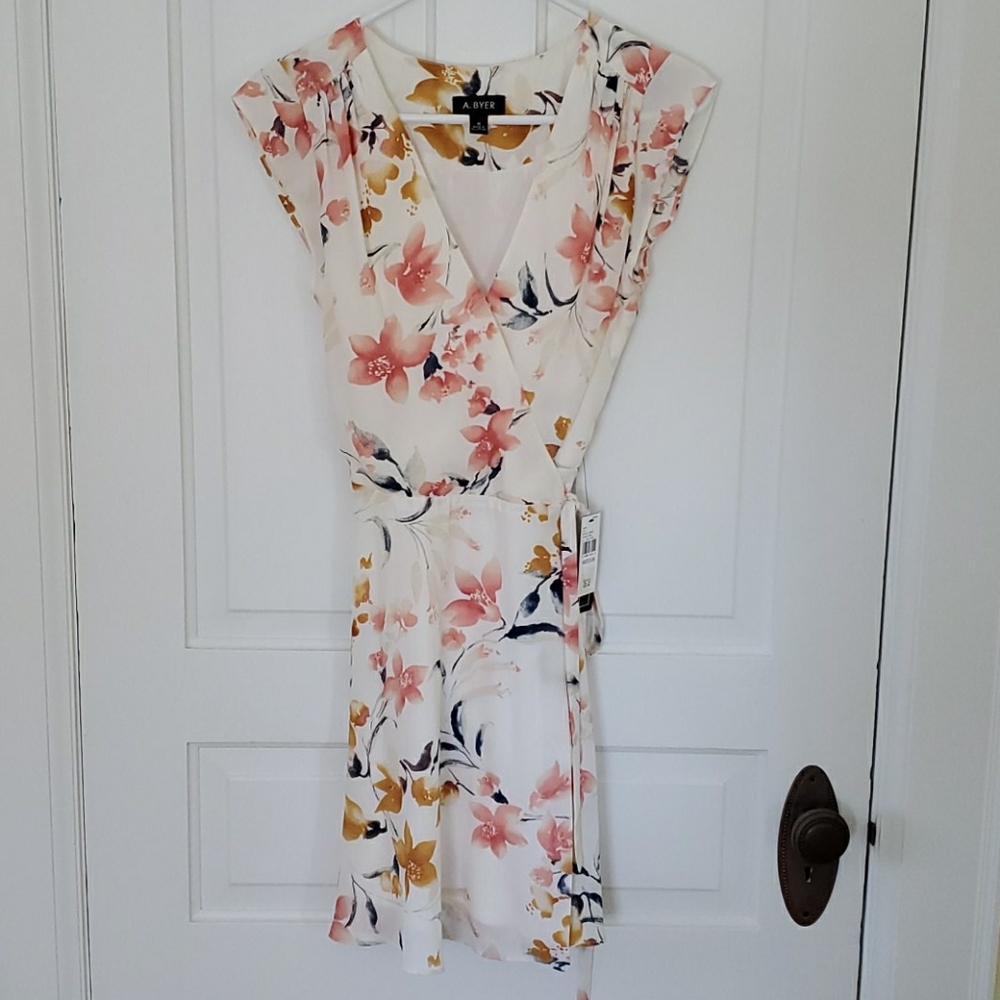 Floral Wrap Dress